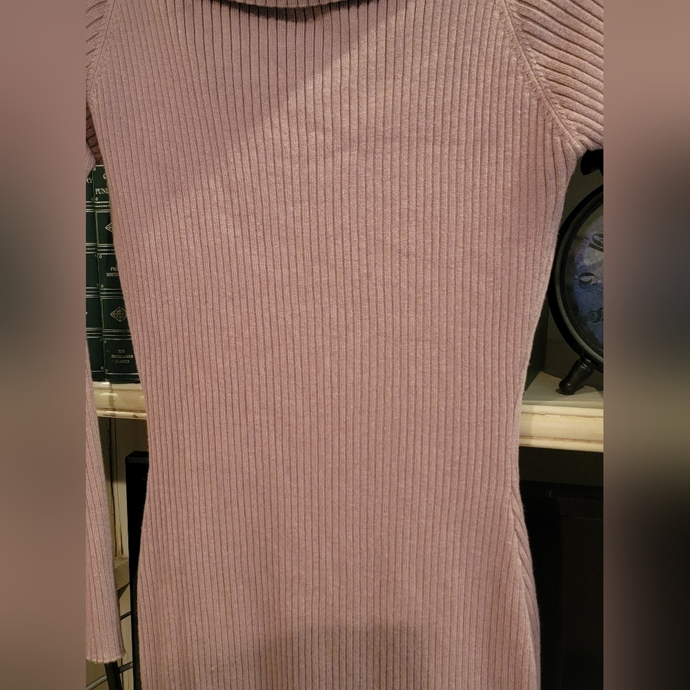 Cowlneck mini sweater dress or long shirt - Picture 10 of 10